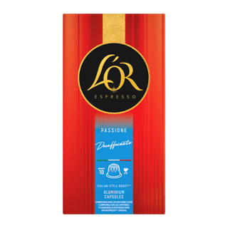 4059650  L'OR Passione Rossa decaf NCC x 10 caps, 52g 1 Hero Image